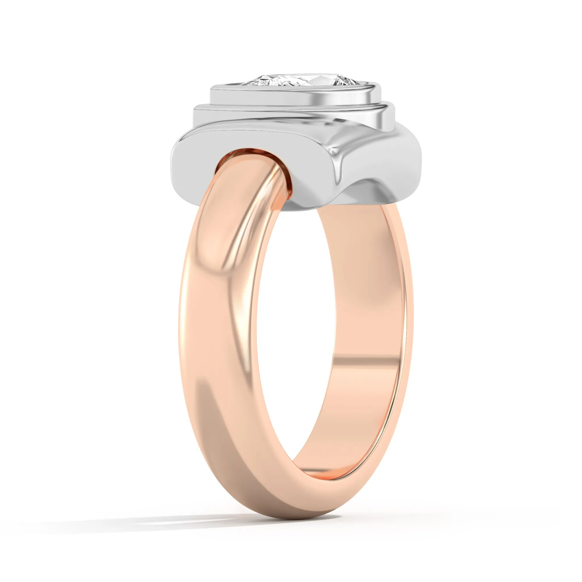 Ando Pear Bezel Wrap Ring
