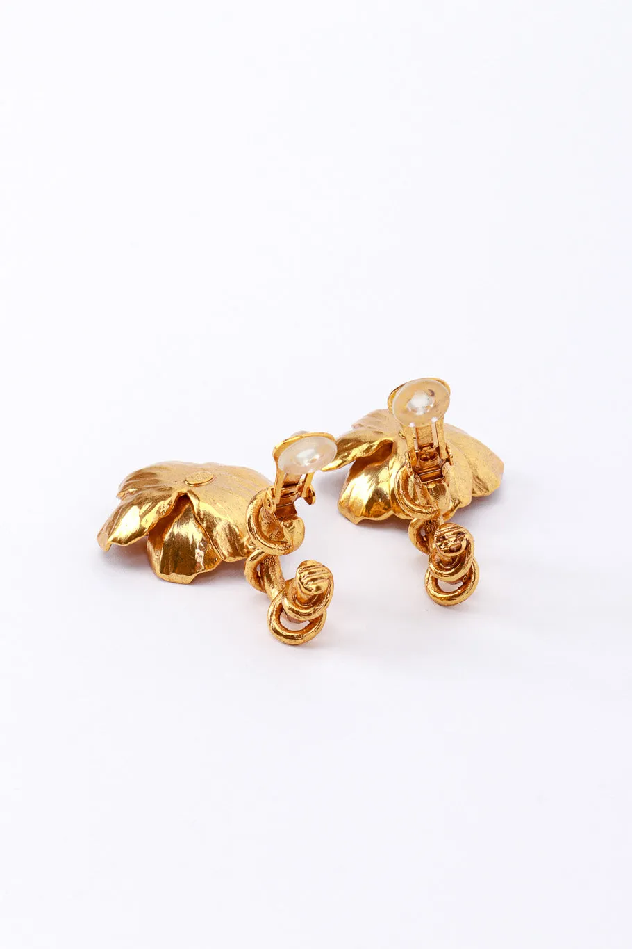 Anemone Flower Drop Earrings