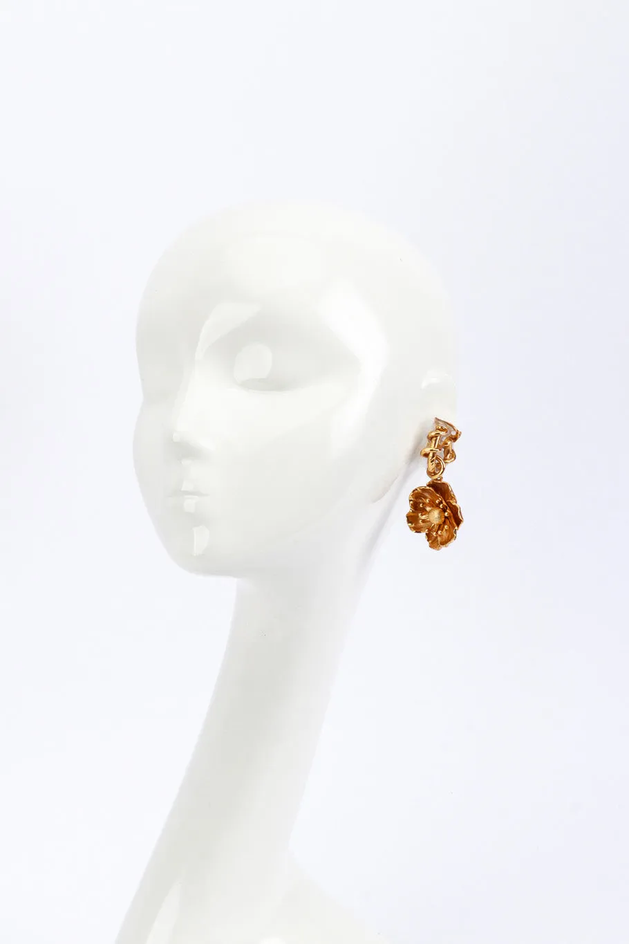 Anemone Flower Drop Earrings