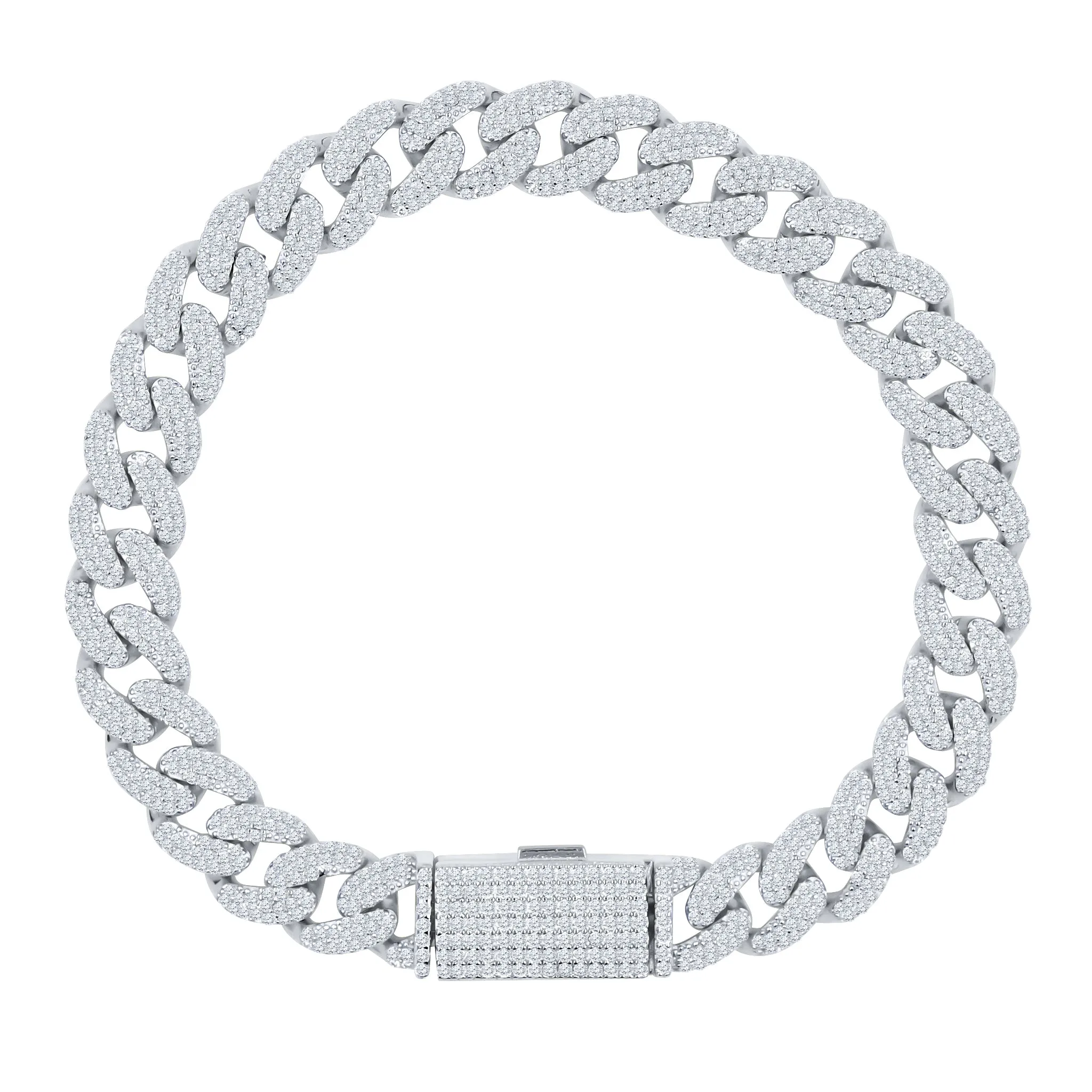 ANGUS 10MM Silver Cuban Bracelet | 9223001