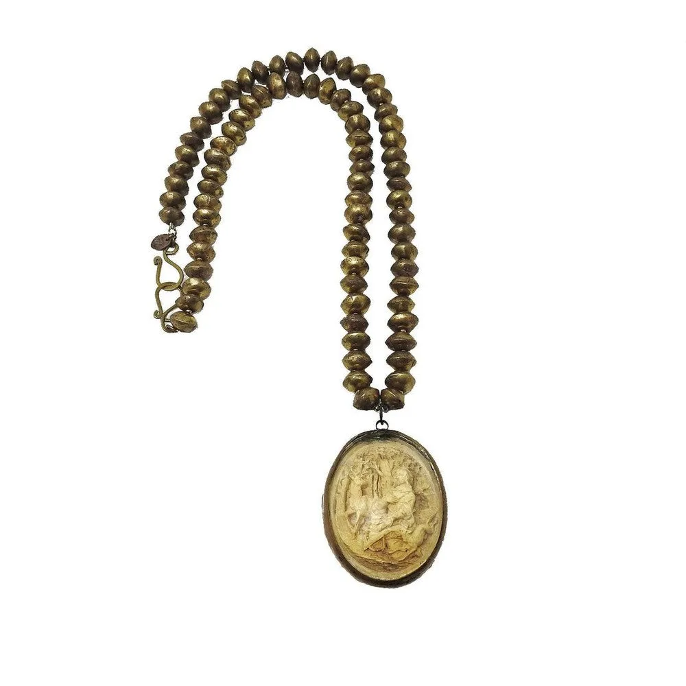 Antique St Hubertus Icon