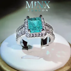 Aquamarine Ring | Aquamarine Diamond Ring
