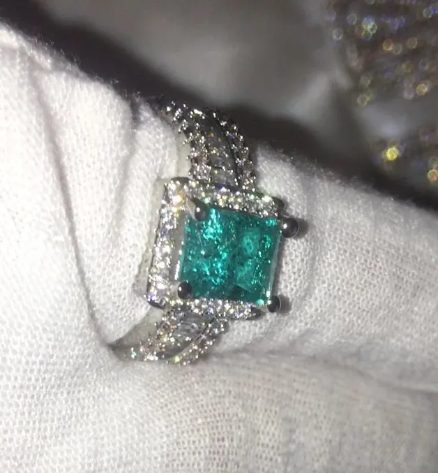 Aquamarine Ring | Aquamarine Diamond Ring
