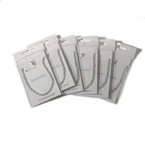 Aquamarine Sterling Silver Bracelet - 6 pack