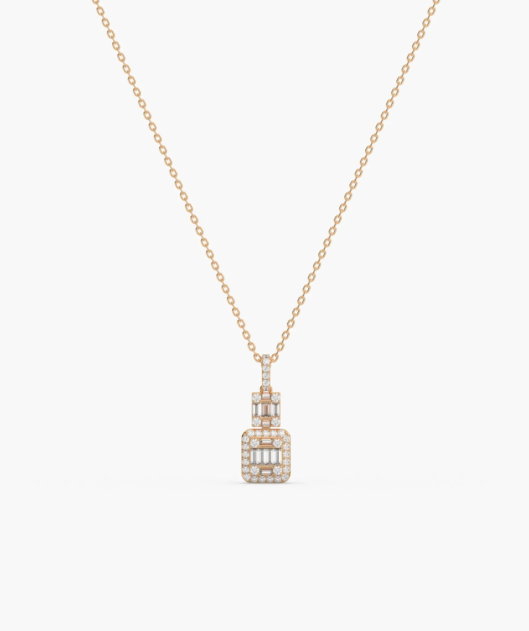 Art Deco Diamond Statement Necklace