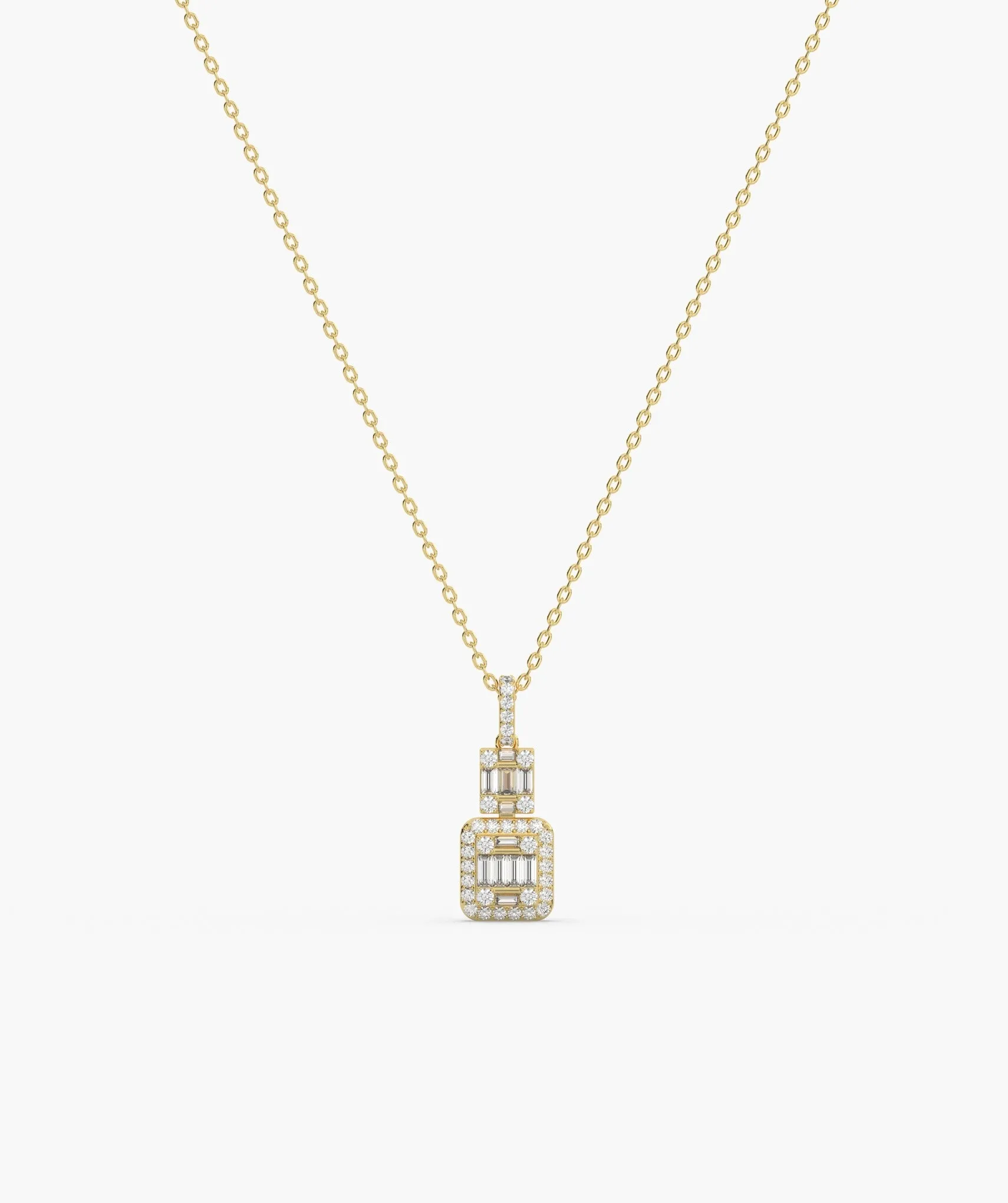 Art Deco Diamond Statement Necklace