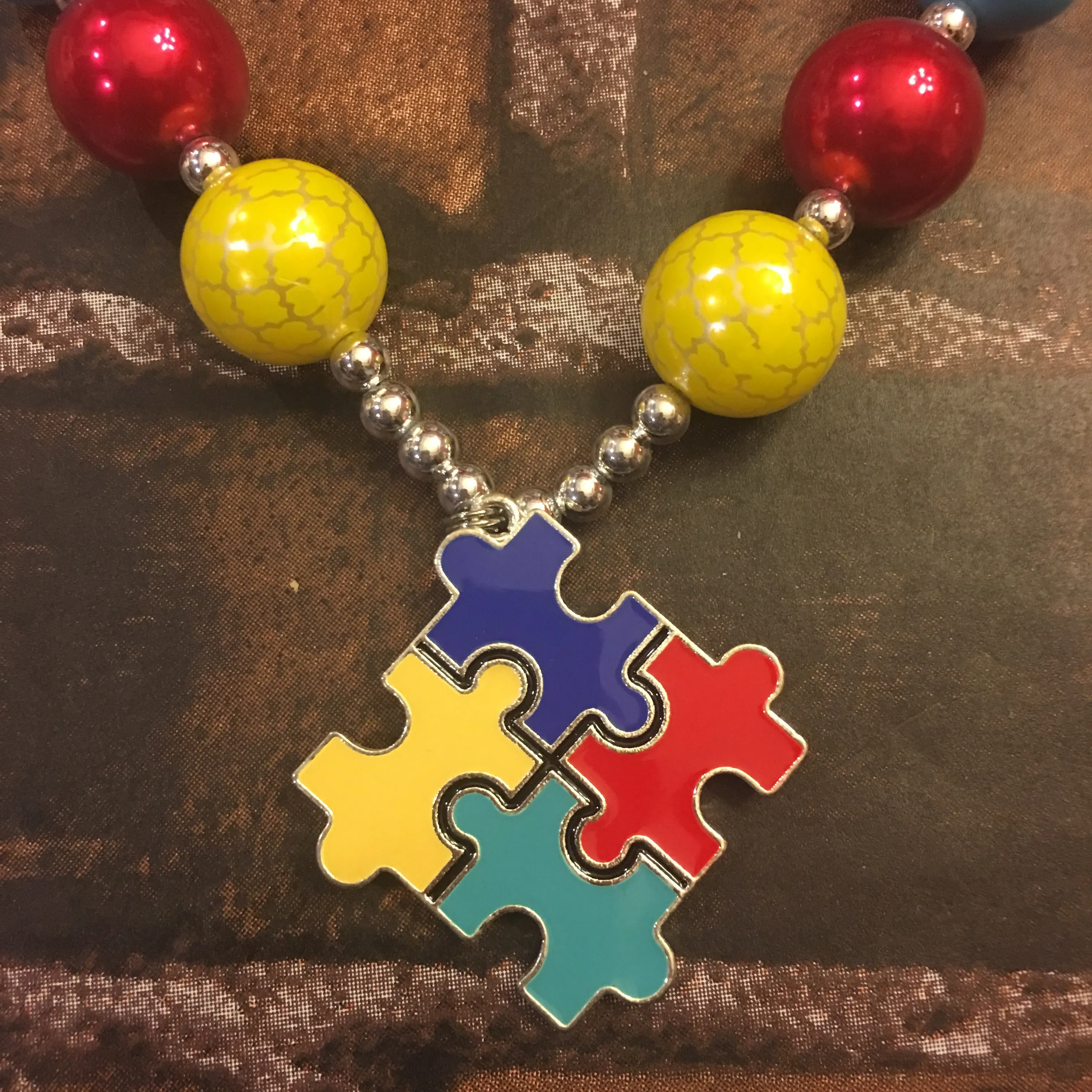Autism Puzzle Piece Necklace