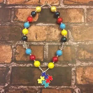 Autism Puzzle Piece Necklace