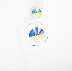 BAY POPS Earrings Transparent Aurora Borealis
