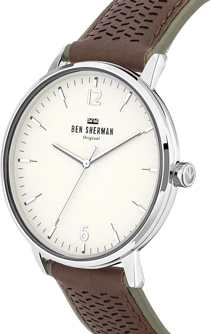 Ben Sherman Men's Brown Leather Watch