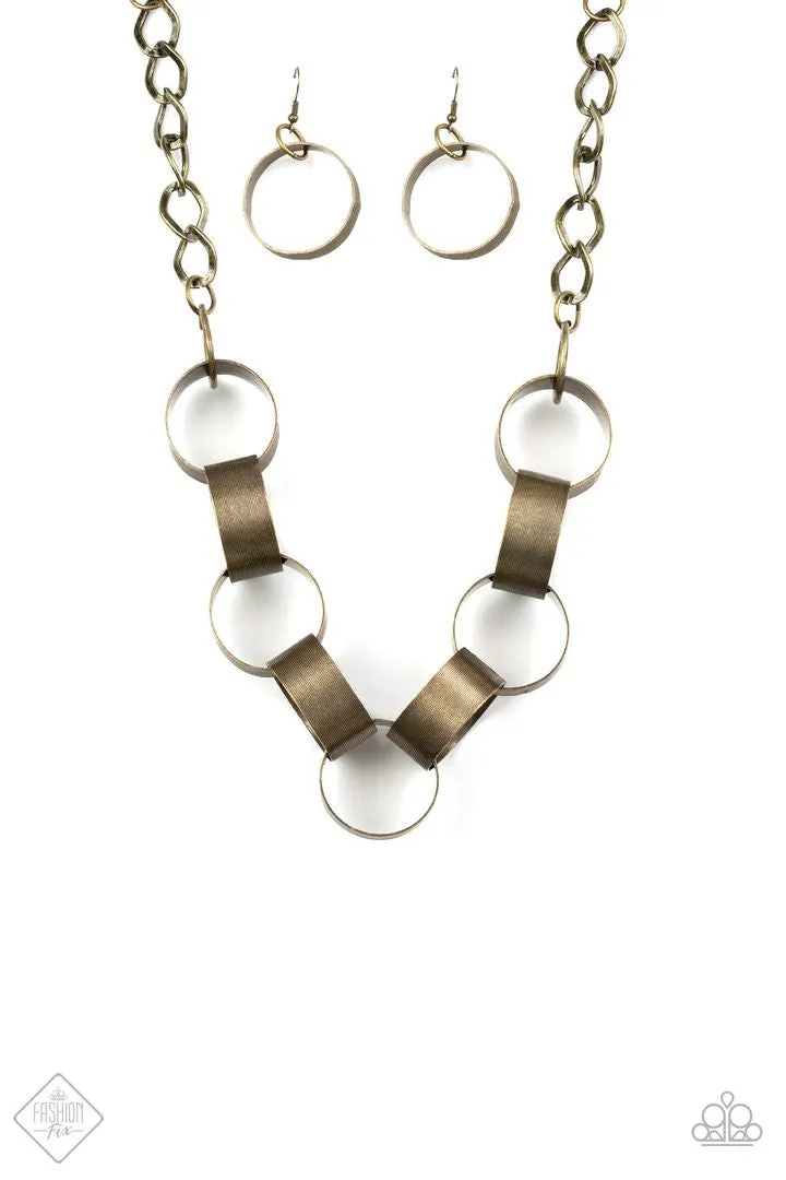 Big Hit Brass Paparazzi Necklace
