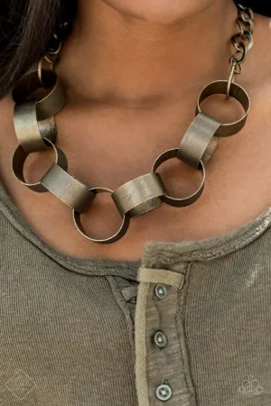 Big Hit Brass Paparazzi Necklace