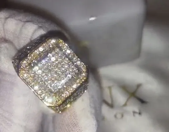 Big Iced Out Rings | Diamond Ring for Men | Mens Ring | Mens Iced Ring | Iced Out Ring | Mens Engagement Ring | Big Diamond Ring|