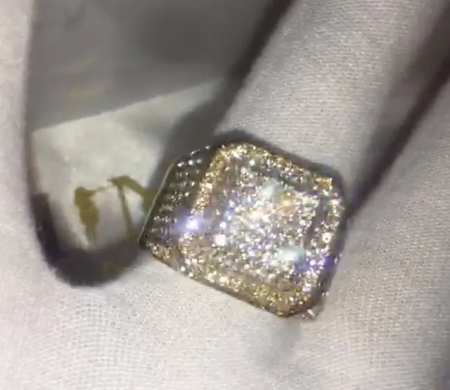 Big Iced Out Rings | Diamond Ring for Men | Mens Ring | Mens Iced Ring | Iced Out Ring | Mens Engagement Ring | Big Diamond Ring|