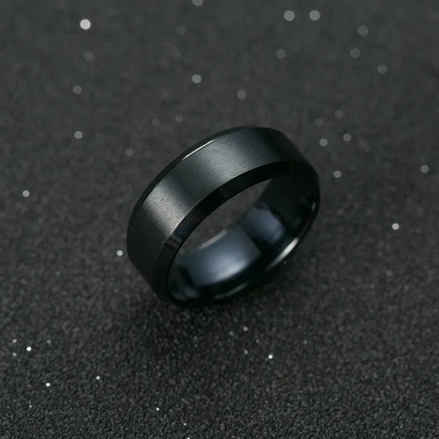 Black Titanium Ring
