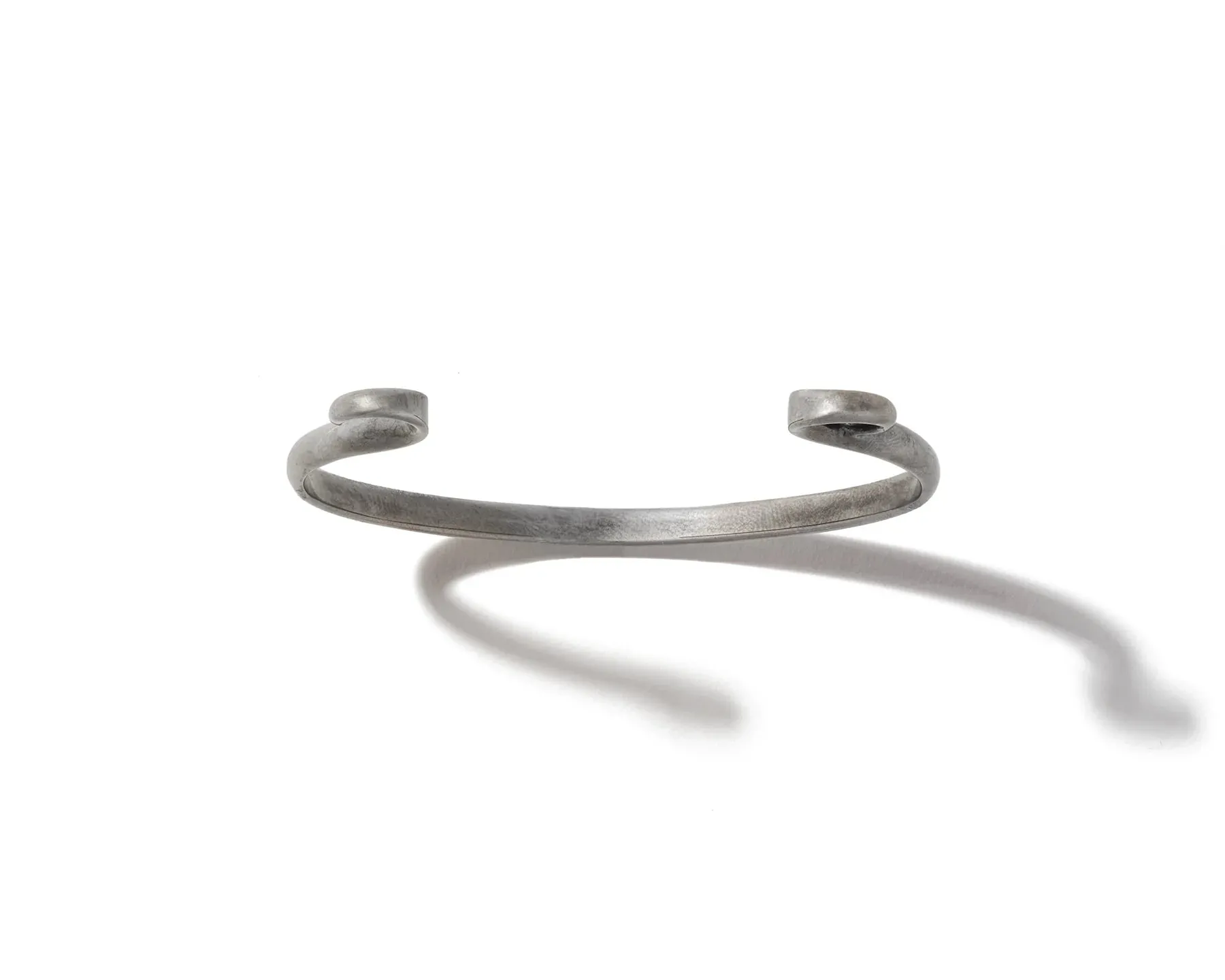 Blackened Silver Hard Hook Bracelet