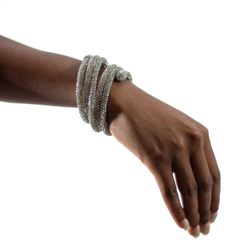 Blissful rhinestone bracelet (2 colors)