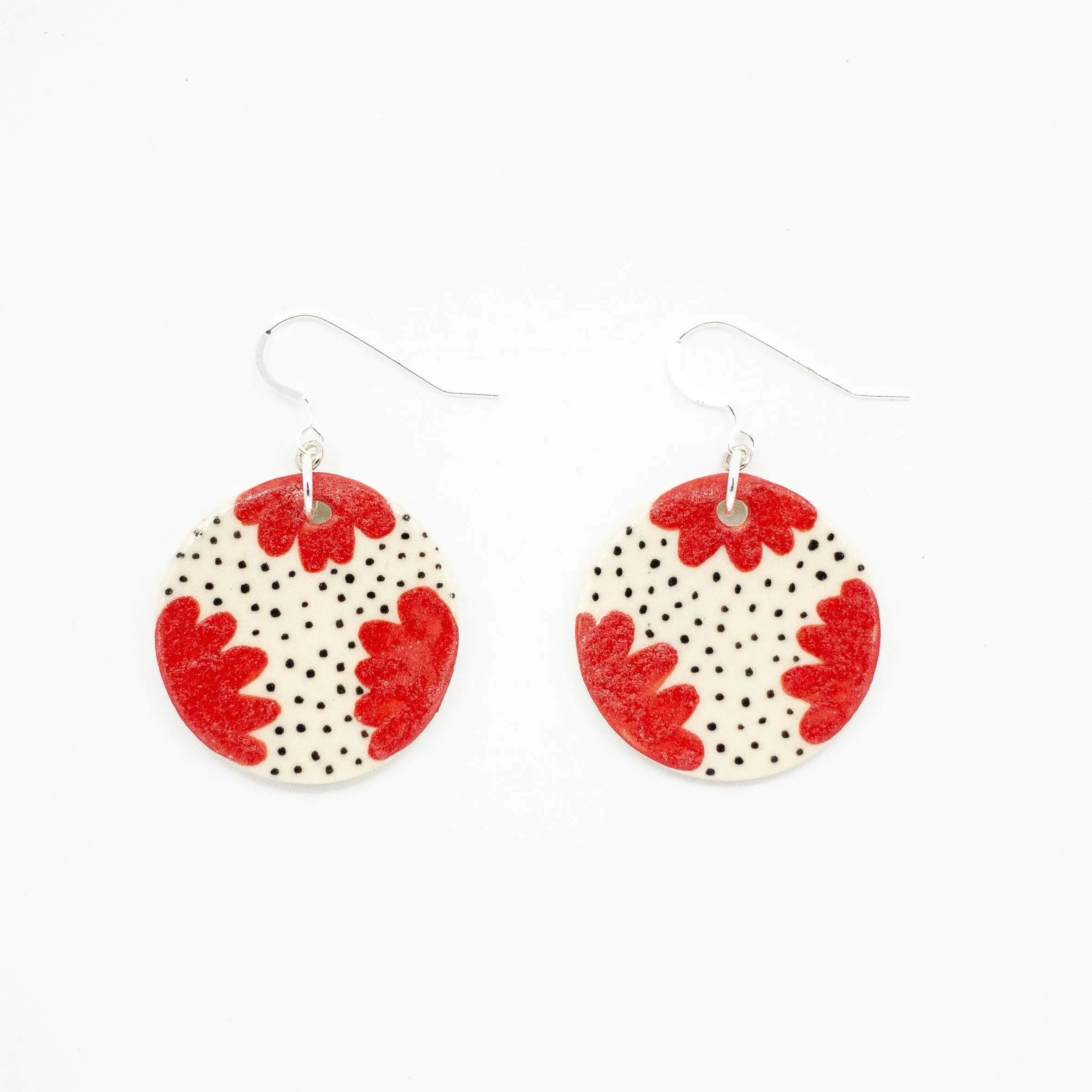 BLOSSOM EARRINGS - RED