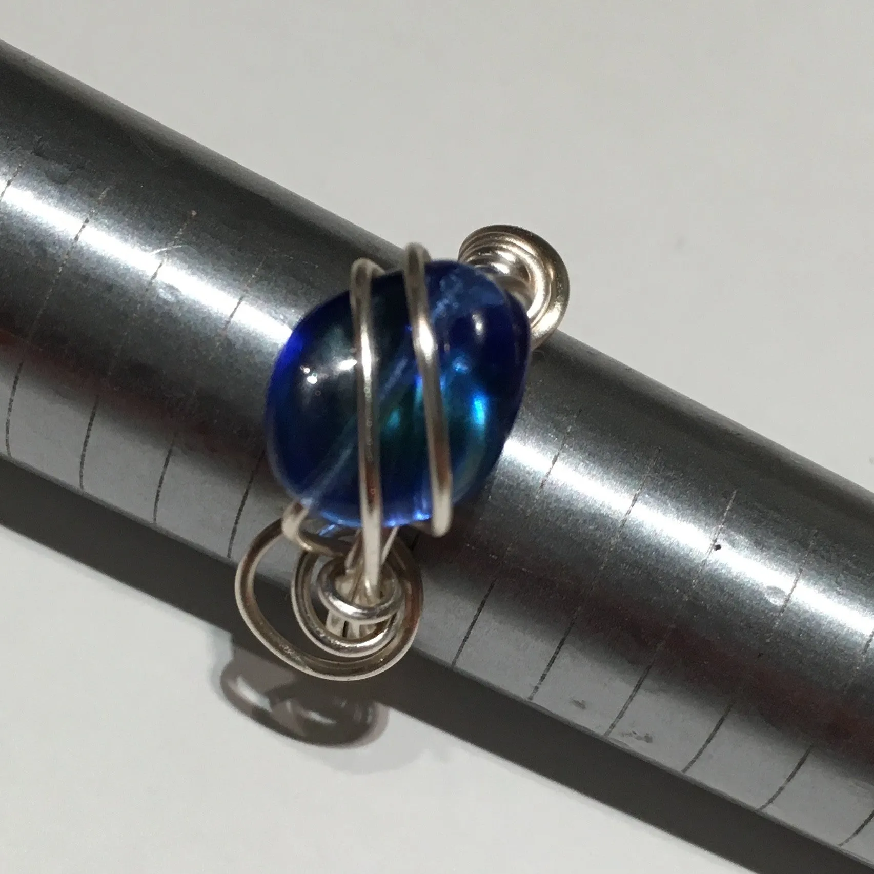 Blue Cocktail Ring