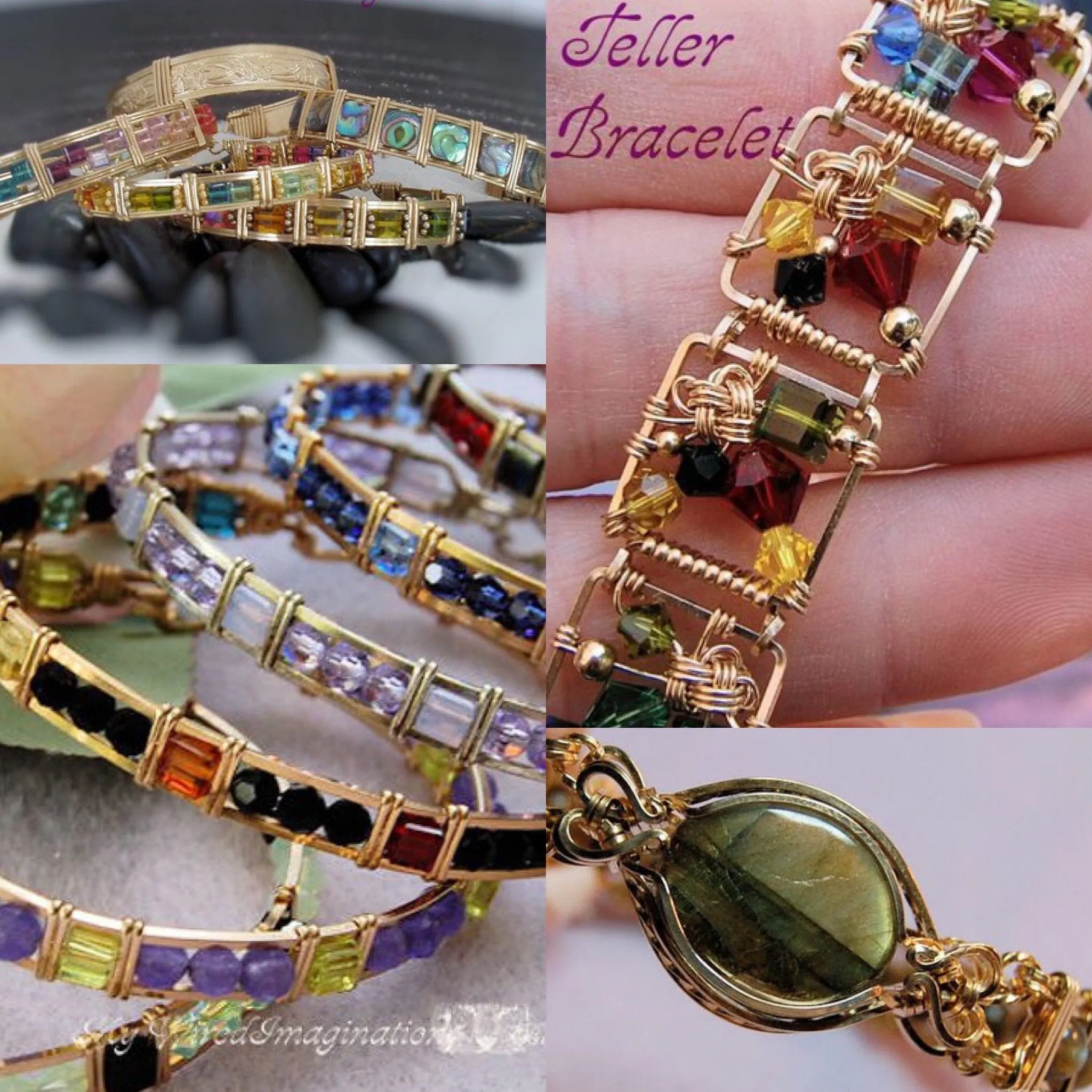 Bracelet Lovers, Learn To Wire Wrap 4 Jewelry Patterns and Save 9.00 Dollars
