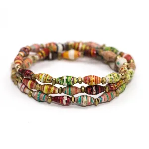 Bracelet -  Nkurani Triple Wrap Multi