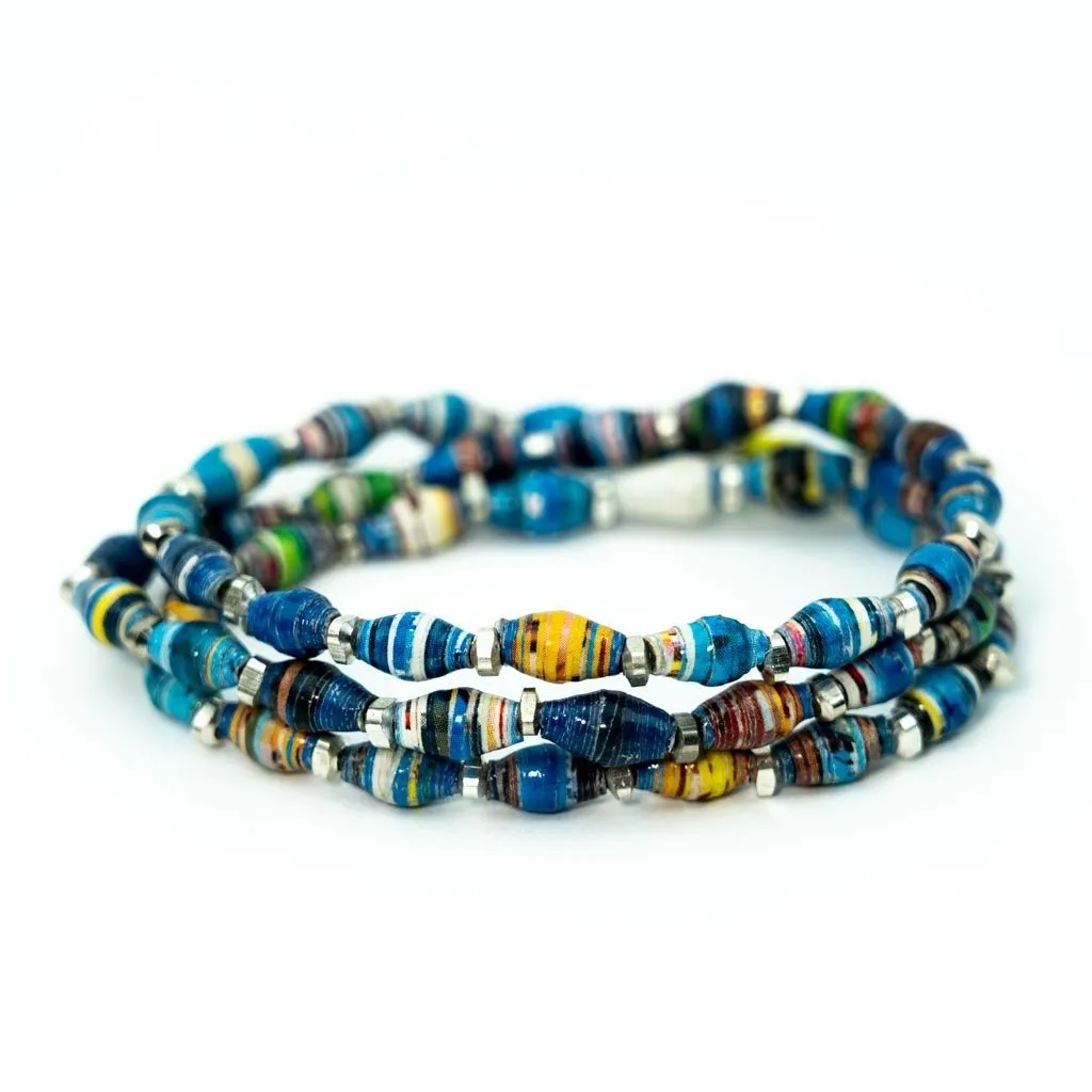 Bracelet -  Rockin' Robin Triple Wrap Multi