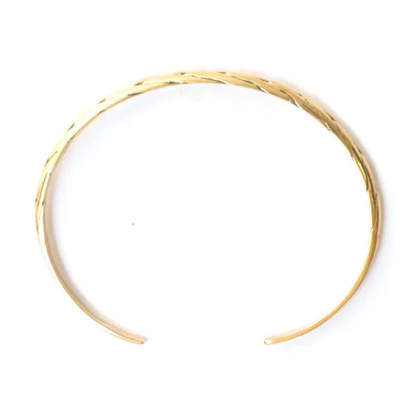 Brass Braided Cuff