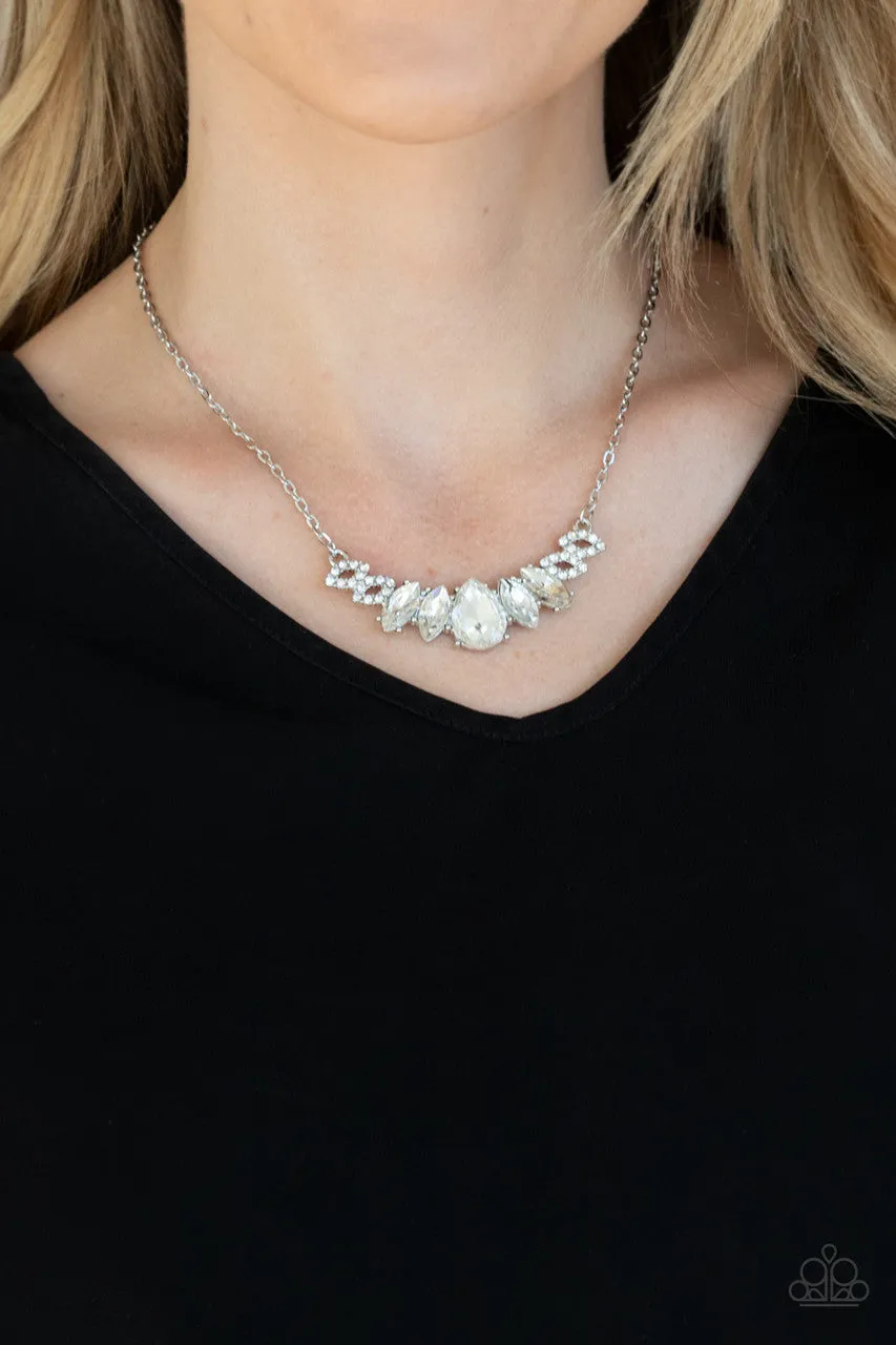 Bride-to-BEAM White Paparazzi Necklace