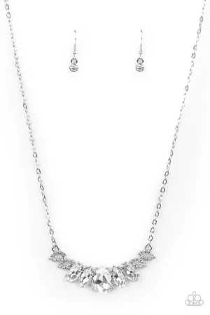 Bride-to-BEAM White Paparazzi Necklace