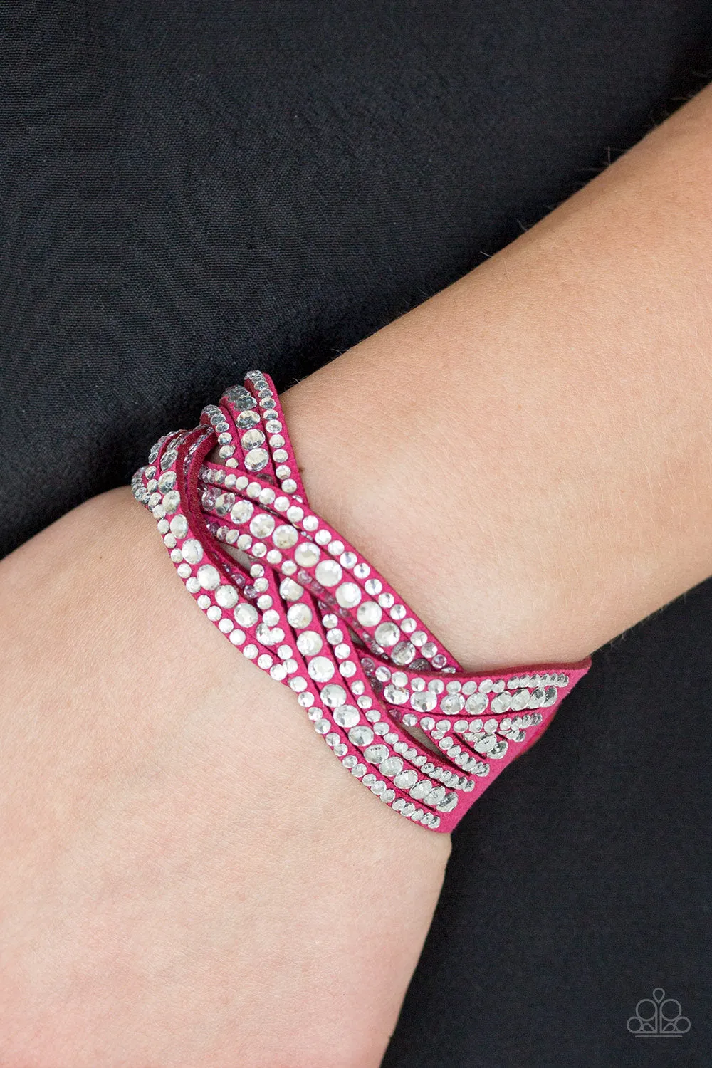 Bring on the Bling - Pink Bracelet