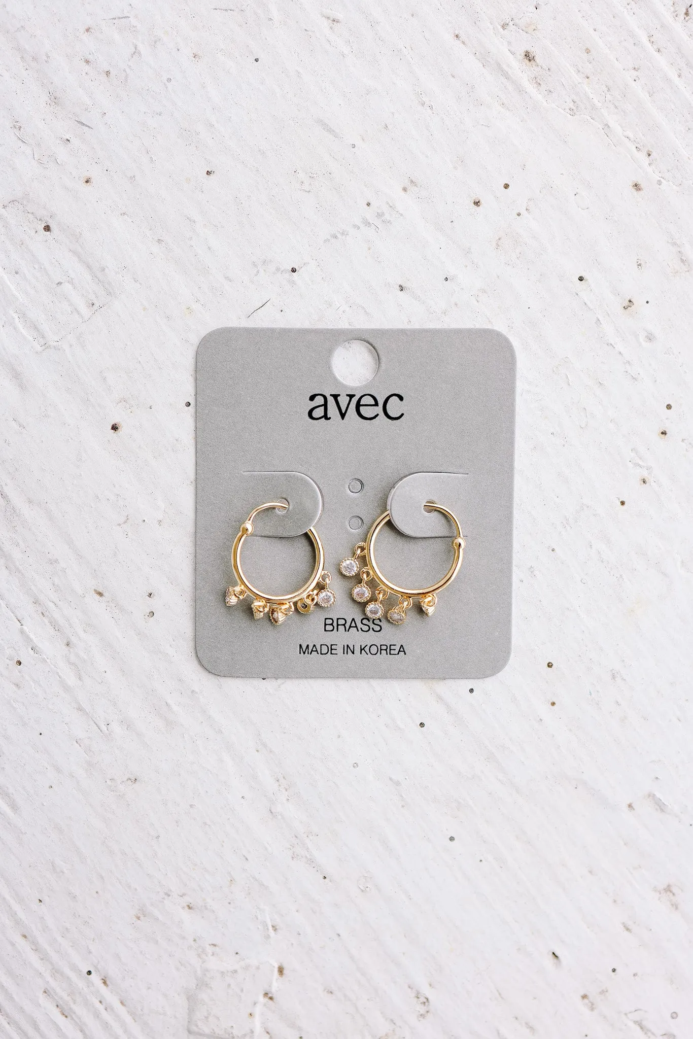 Bristol Mini Dangle Charm Hoops