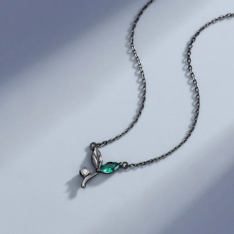 Budding Romance Matching Necklaces