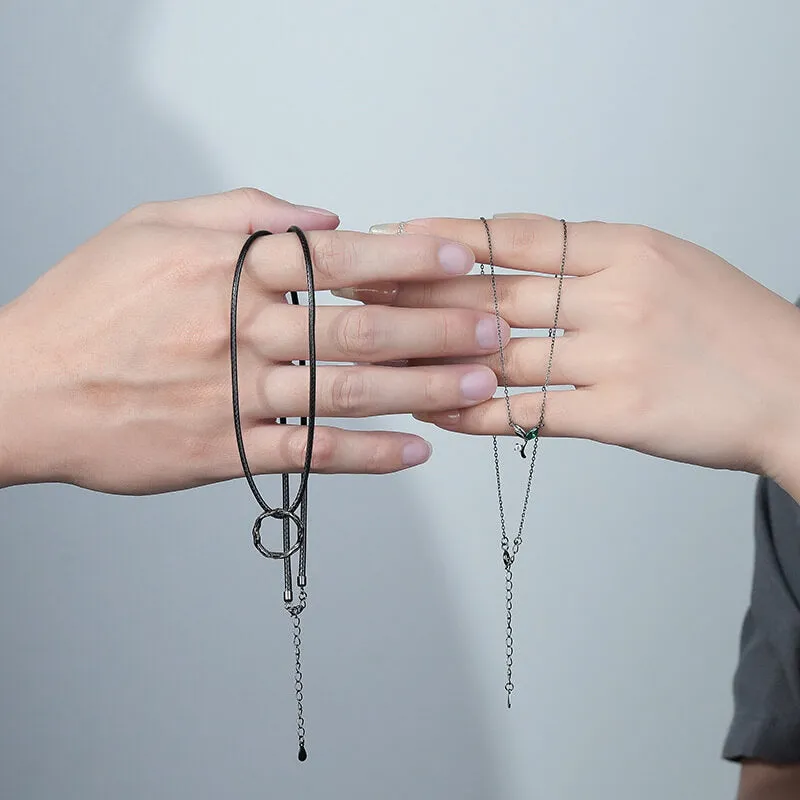 Budding Romance Matching Necklaces