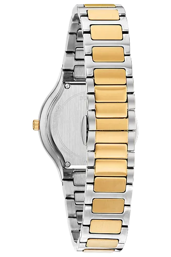 Bulova Quartz Diamond Blue Dial Ladies Watch 98R273