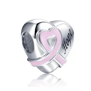 Cancer Heart Charm