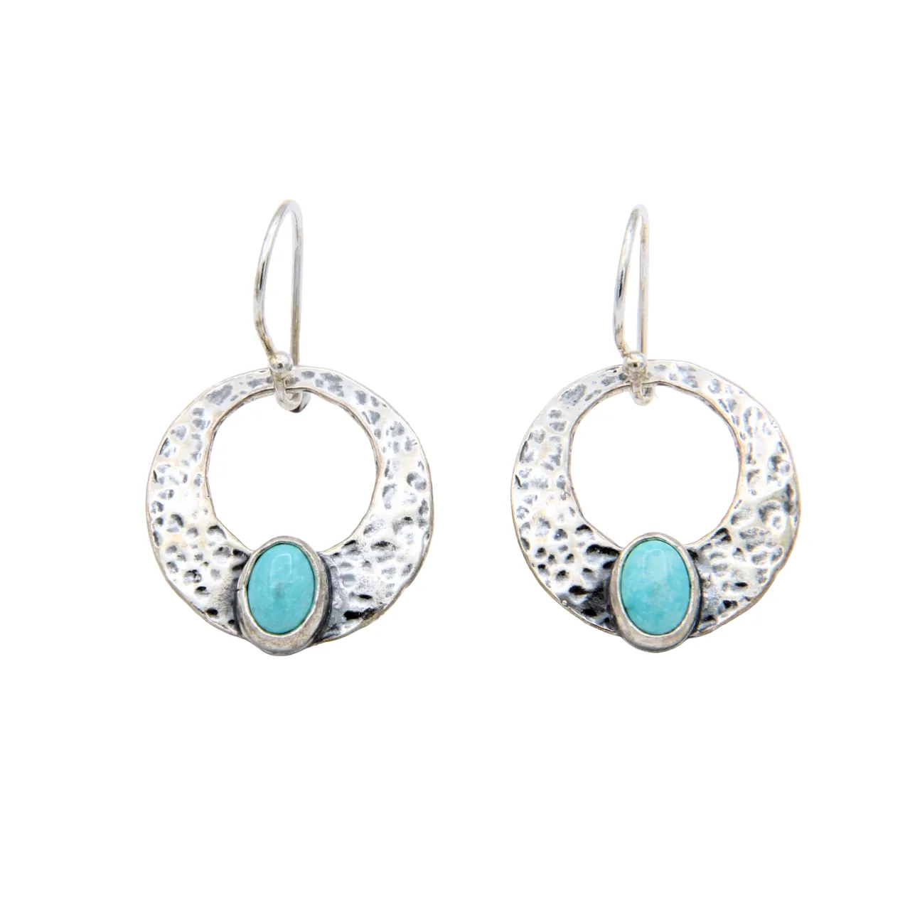 Carico Lake Round Dangle Earrings