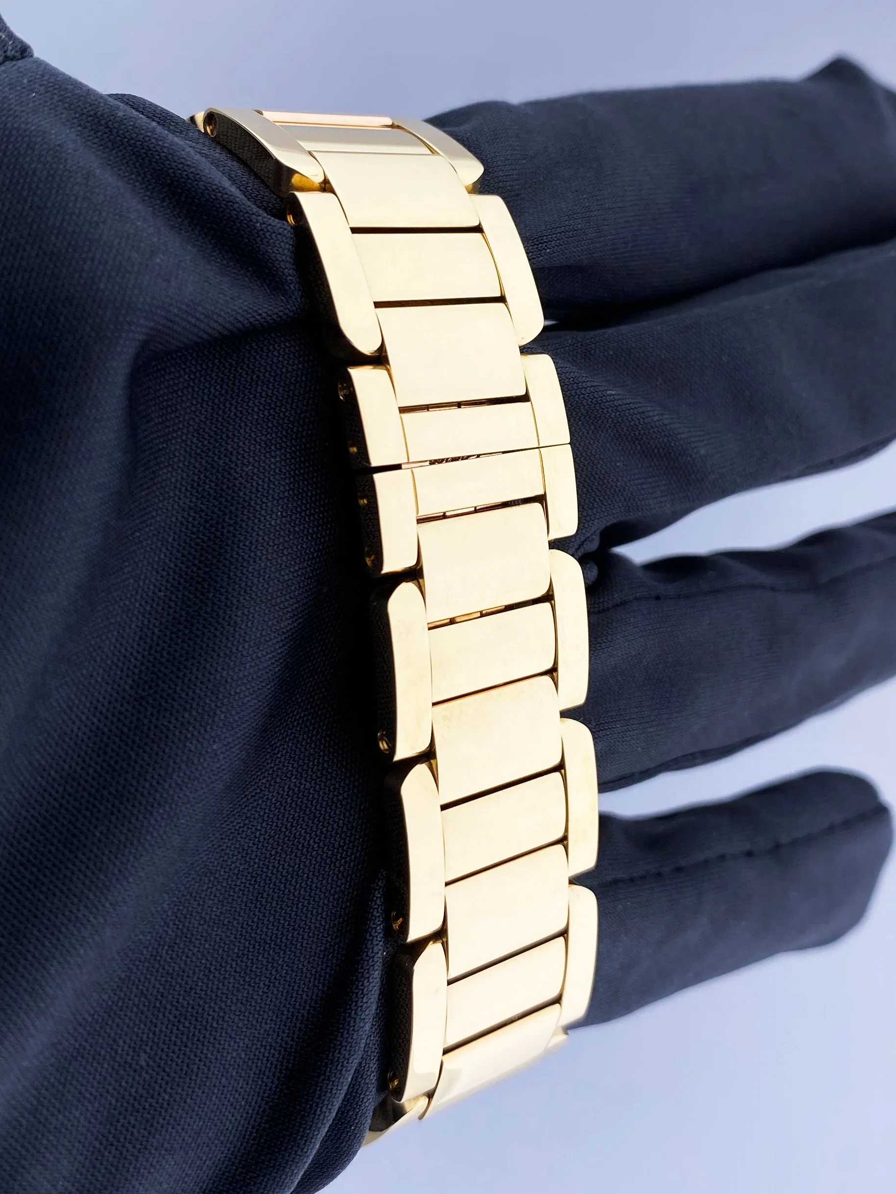 Cartier Tank Anglaise  WT100006 18K Yellow Gold Diamond Box/Papers