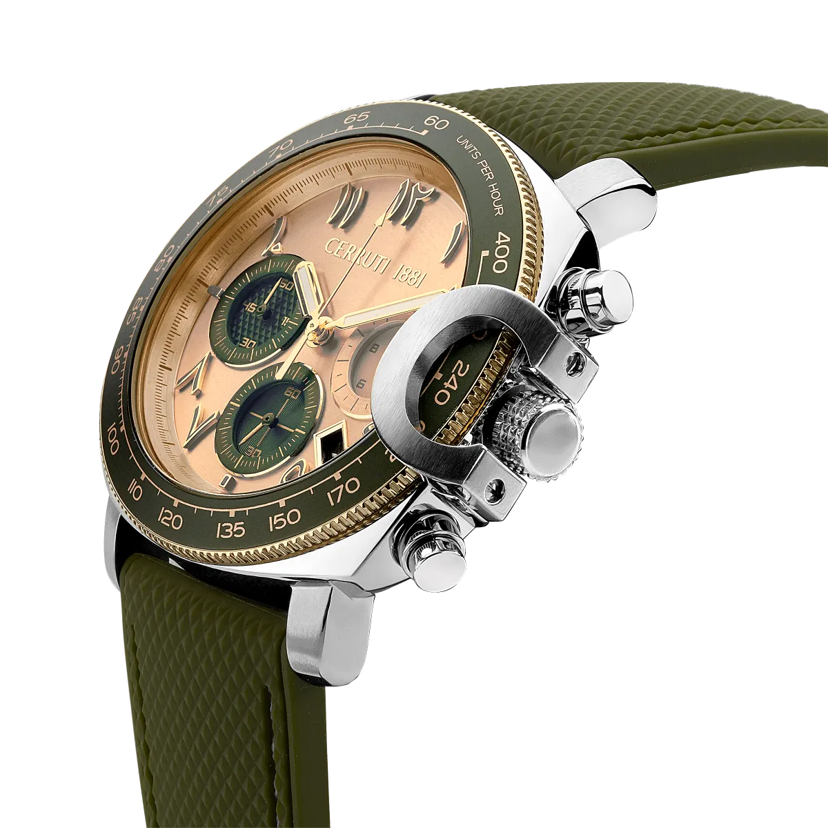 CERRUTI 1881 Men's Positano Analog Camouflage Watch