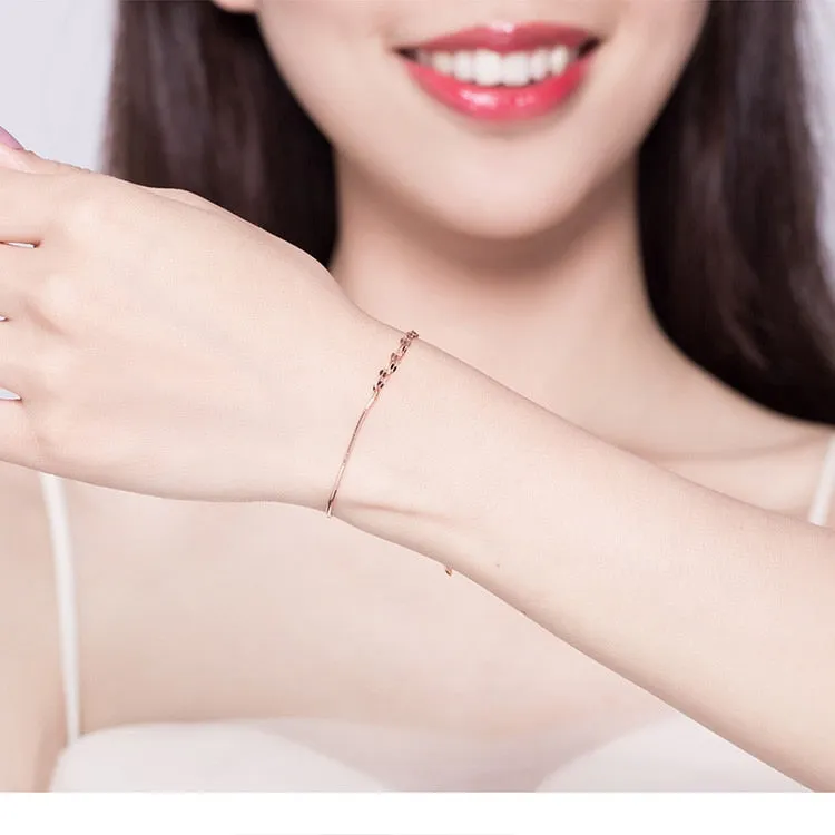 Chain Lobster Lock Bracelets
