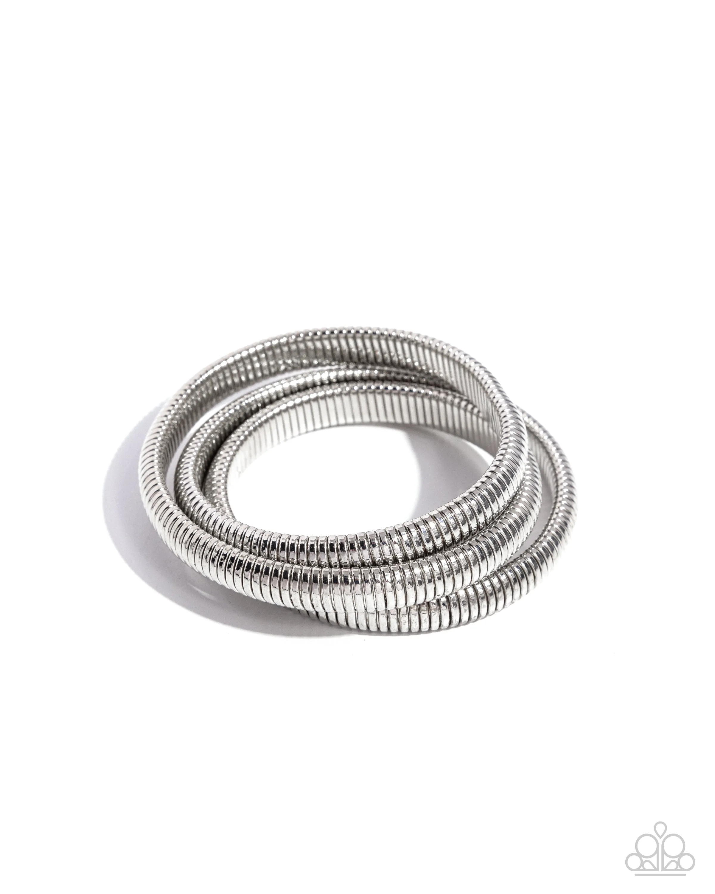 Charismatic Coils - Silver - Infinity Chain Paparazzi Bracelet