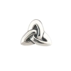 Charm Bead Silver Trinity Knot.