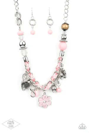 Charmed, I am Sure Pink Paparazzi Necklace