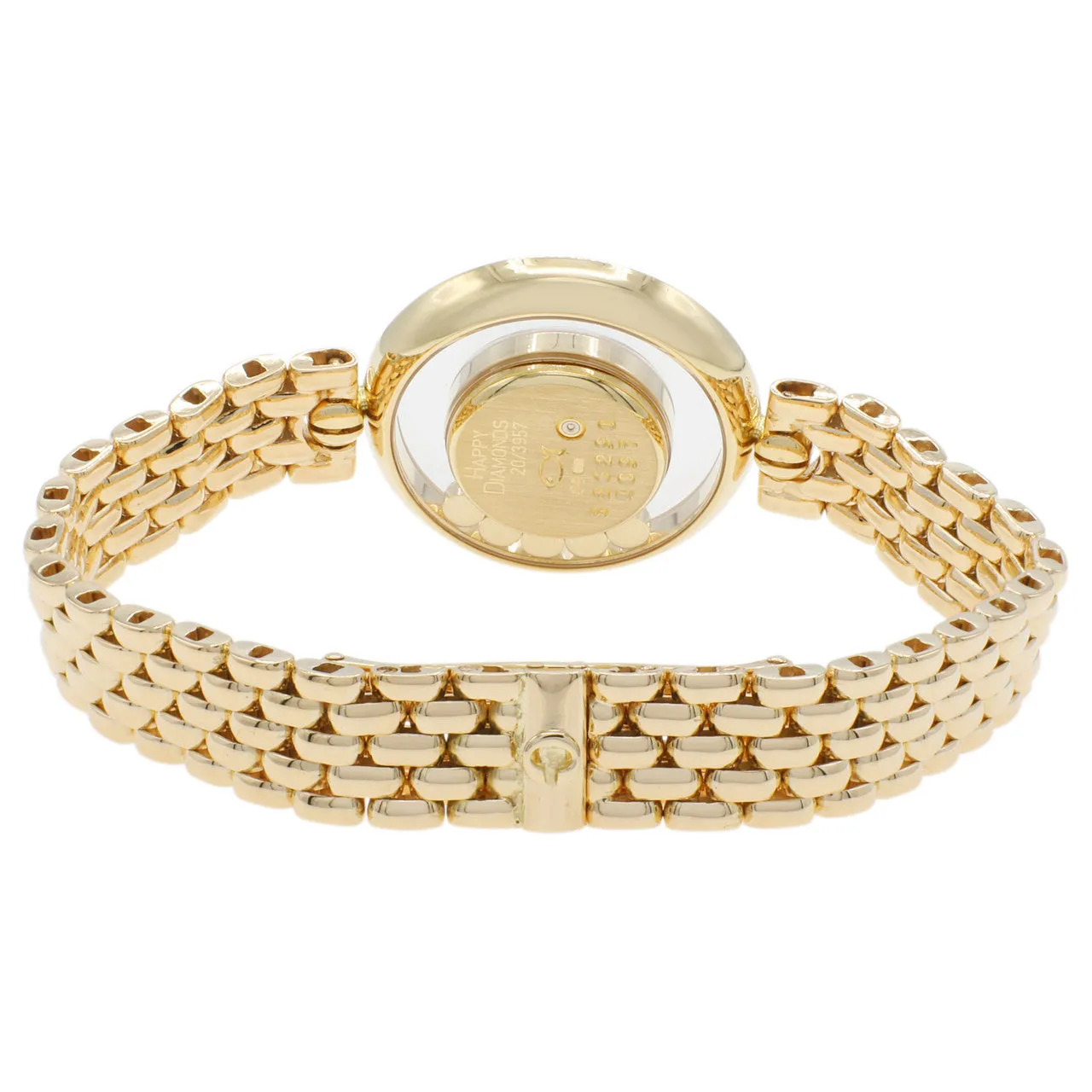 Chopard 18K Yellow Gold Happy Diamond  Watch