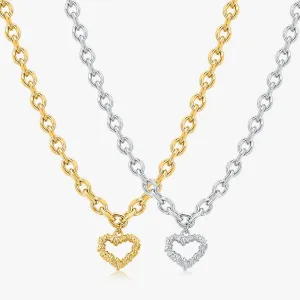 Chunky Heart Necklaces