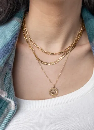 Chunky Piper Paper Link Necklace