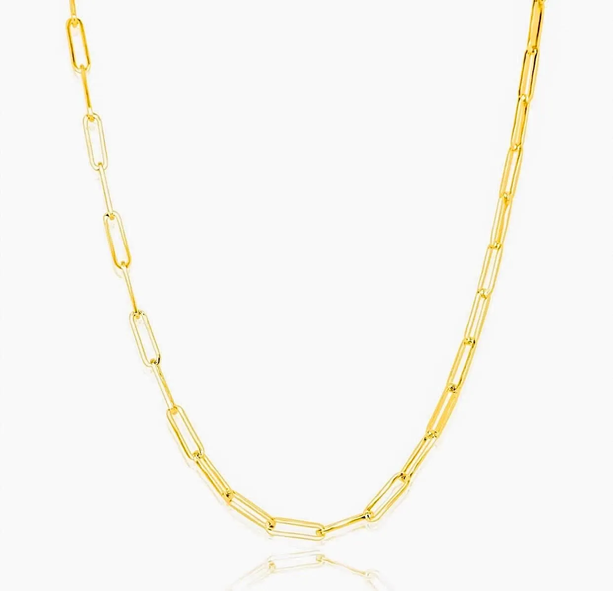 Chunky Piper Paper Link Necklace