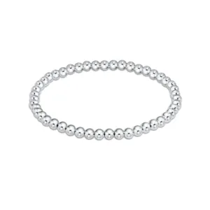 Classic Sterling 4mm Bead Bracelet