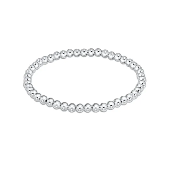 Classic Sterling 4mm Bead Bracelet