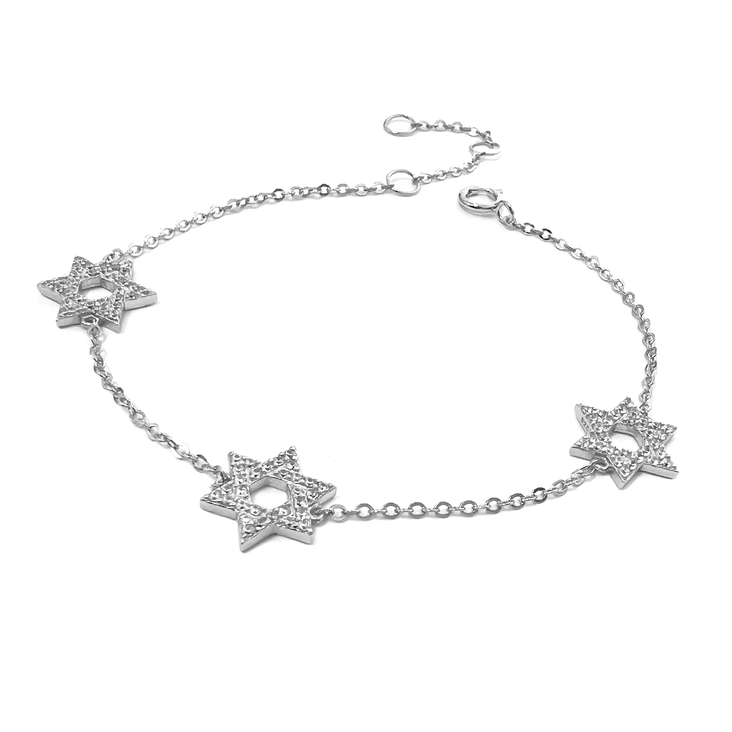 Classic Three David Star Bracelet