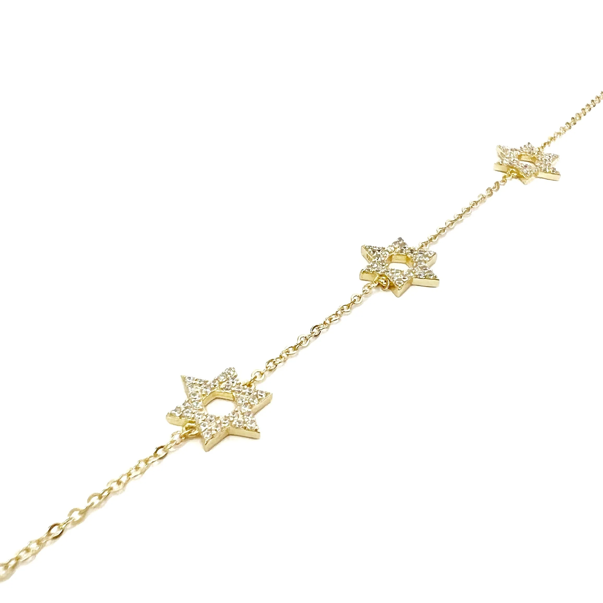 Classic Three David Star Bracelet